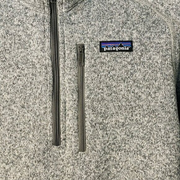 Patagonia Better Sweater 1/4-Zip Fleece Pullover Gray Small - Picture 3 of 9